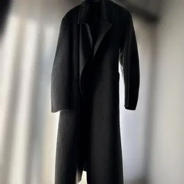 UNIQLO C 다크 그레이 롱 코트