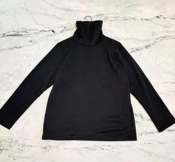 시네마 클럽 허니즈 긴팔 터틀넥 하이넥 무지 심플