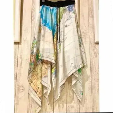 sacai 도안 비대칭 스커트