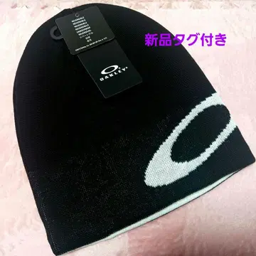 OAKLEY 니트 모자 비니 블랙