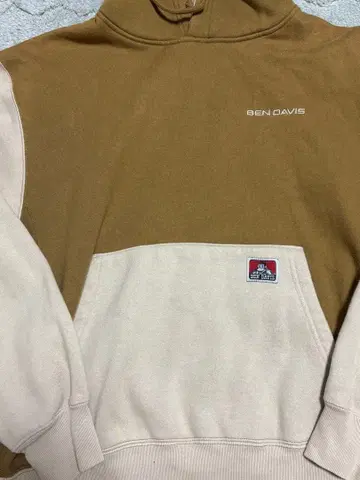 벤 데이비스 브라운/베이지 M 후드티