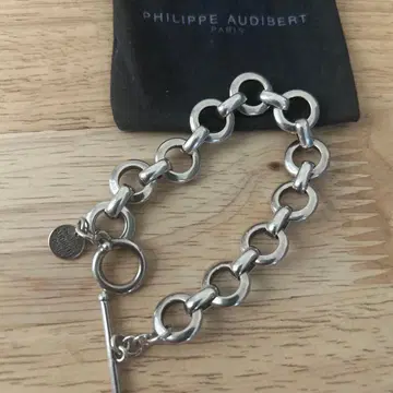 PHILIPPE AUDIBERT 실버 체인 팔찌