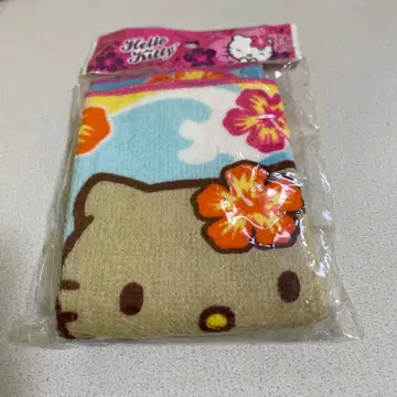 헬로키티 하와이 한정판 미니 타월