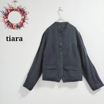 티아라 코튼 자켓 밀리터리 라이트 아우터 그런지 Y2K