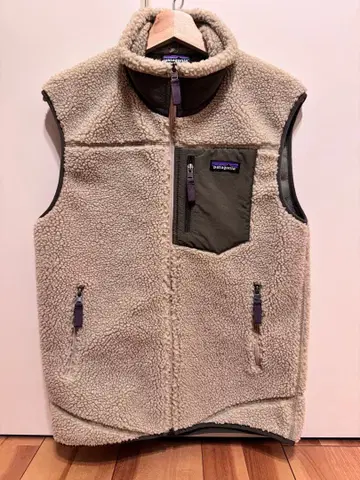 patagonia 플리스 베스트 S 베이지