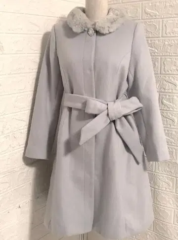 Misch Masch 라이트 그레이 롱 코트