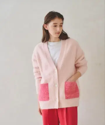 유나이티드 애로우즈 폭스 캐시미어 가디건