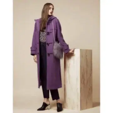미라 오웬 퍼플 더플 코트