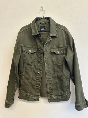 ZARA 데님 자켓 그린 M 사이즈