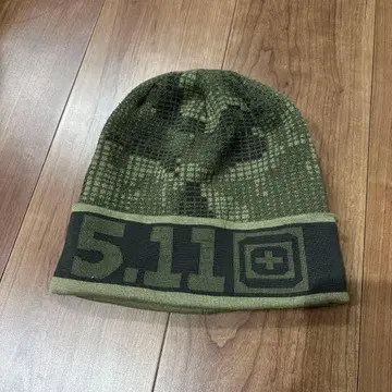 5.11 카모플라쥬 니트 모자 올리브 그린 새상품급