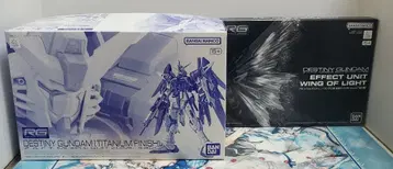 RG 데스티니 건담 티타늄 피니쉬 & 빛의 날개 이펙트 세트
