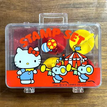산리오 키티 스탬프 당시 물건 1976년 제작