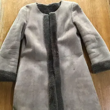 노카라 리얼 무스탕 코트 (유나이티드 애로우즈)