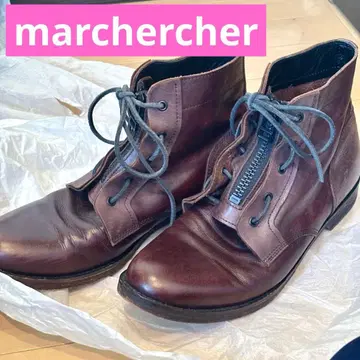 marchercher 마르쉐르쉐 부츠 브라운 가죽