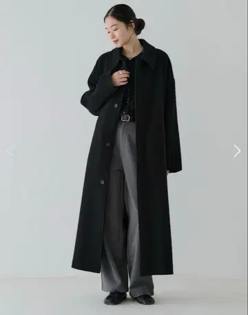 [ 택 포함 새상품 ] crewre 리버 롱 스텐카라 코트 사이즈 2