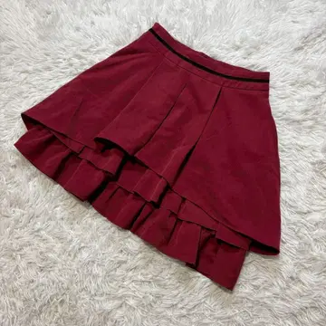 PRIME PATTERN 프릴 스커트 플리츠 스커트