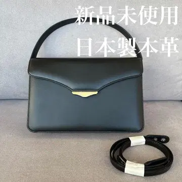 [ 미사용 새상품 ] 일본제 천연 가죽 포멀 백 2way 블랙