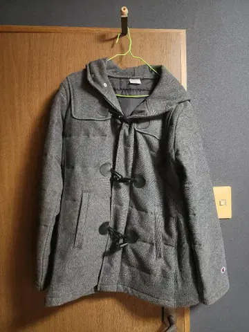 Champion 그레이 더플 코트 L 사이즈