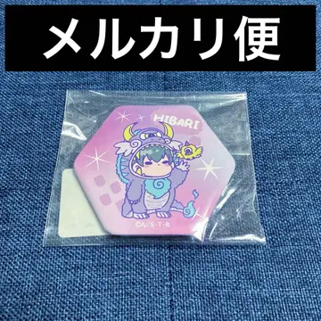 레어 REBORN 육각형 캔뱃지 인형옷 몬스터 버드 히바리 쿄야