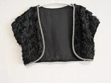 블랙 로즈 디자인 볼레로