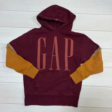 GAP 버건디 머스타드 후드티 XXS