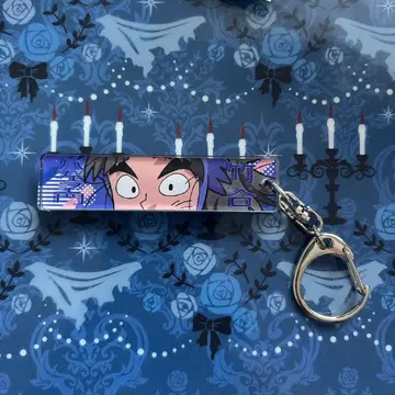 닌타마 란타로 눈매 아크릴 키링 타케야 하치자에몬