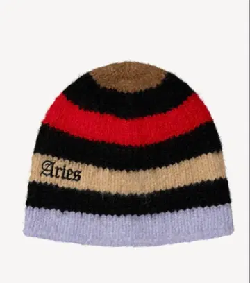 brushed stripe beanie