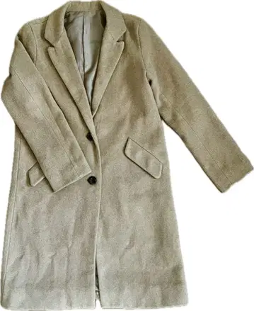 GORGE 베이지 롱 코트 M 사이즈