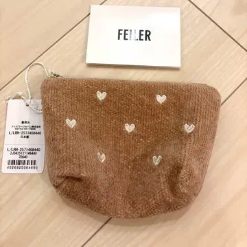 [ 미사용 새상품 ] FEILER 러브러리 하트 보트형 파우치 S
