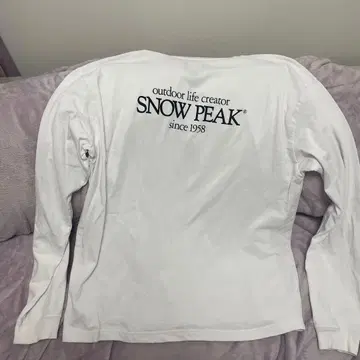 SnowPeak 스노우피크 롱T셔츠 L 사이즈