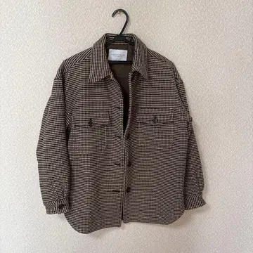 체크 무늬 테일러드 자켓