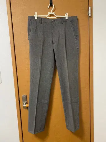 Hush Puppies 체크 슬랙스 브라운 베이지 x 블랙