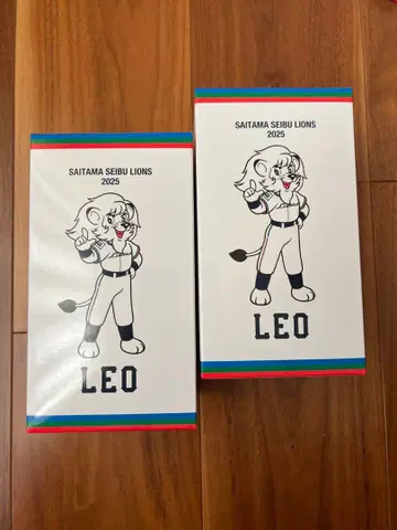 사이타마 세이부 라이온즈 레오 피규어 75주년 2개 세트