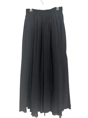 제이로 쉬폰 플레어 스커트 블랙