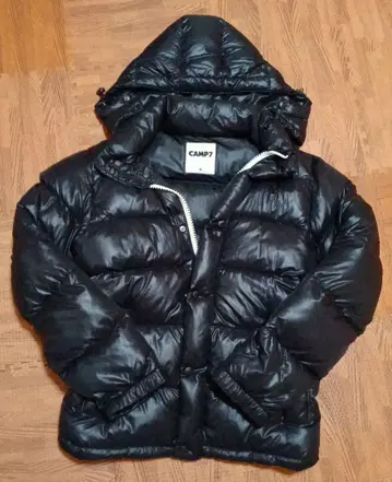 CAMP7 블랙 다운 자켓 S 사이즈