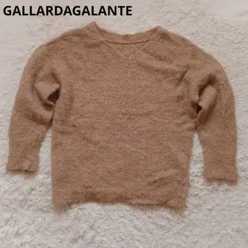 컨디션 최상 개럴개런트 니트 풀오버 알파카 베이지 GN16Y