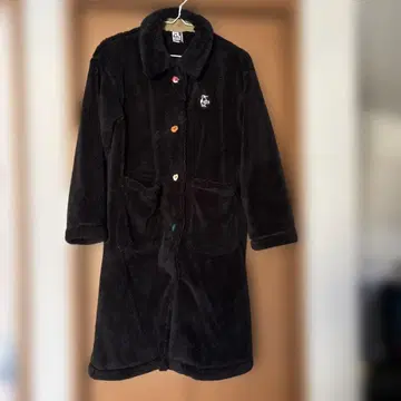 참스 플리스 롱 코트 블랙 WM 155/80A