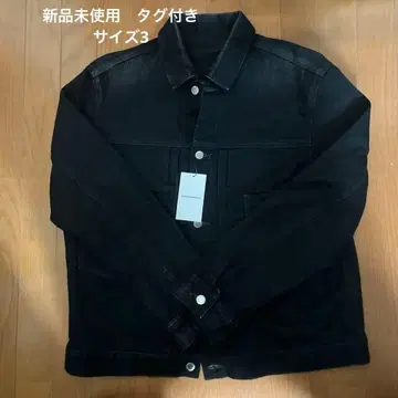 SOPH. 블랙 데님 자켓 사이즈 3