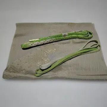 오비 장식 천(크레이프 원단) + 허리띠 2개 세트 여성용