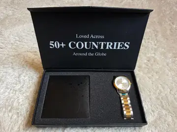 SVESTON 아날로그 자동 시계 실버/골드