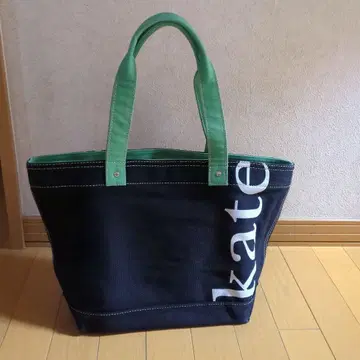 케이트 스페이드 kate spade 캔버스 빅 로고 토트백
