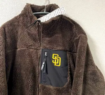 패드레스 보아 플리스 자켓 블루종 달비슈 소속 XL 브라운