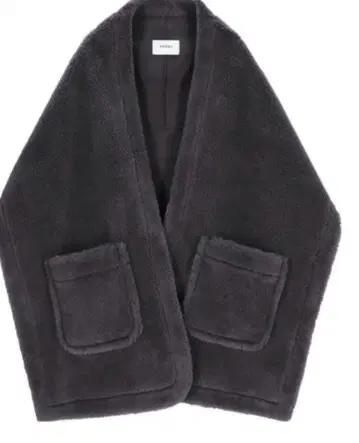 [ 새상품급 ] 하운트 보아 스톨 롱 블랙