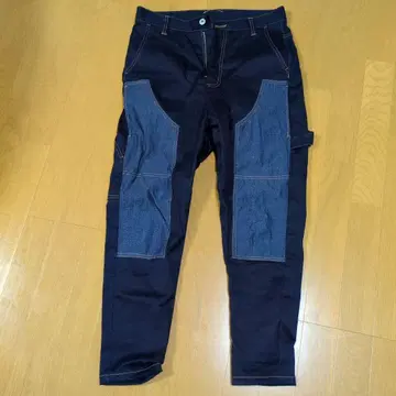 베드 사이드 드라마 네이비 데님 페인터 팬츠 일본제