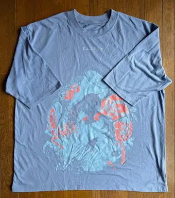 Eve KAIJIN 회인 2022 라이브 T셔츠 블루 T셔츠 우타이테