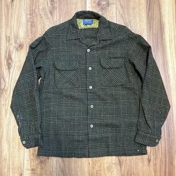 Pendleton 60년대 빈티지 울 보드 셔츠 플란넬 셔츠