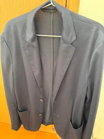 LACOSTE 네이비 투버튼 자켓 US M