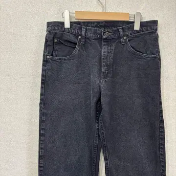 랭글러 블랙 데님 스트레이트 미국 빈티지 의류 W32 L30 3049