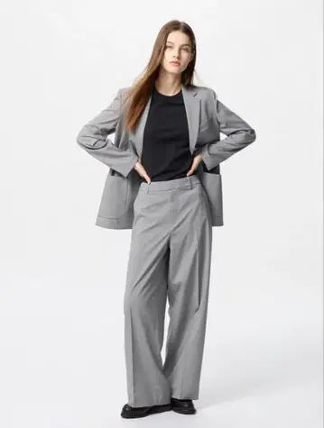 UNIQLO 감동 와이드 팬츠