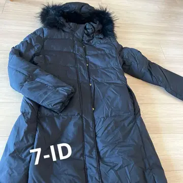 새상품급 7-ID 블랙 다운 38 사이즈